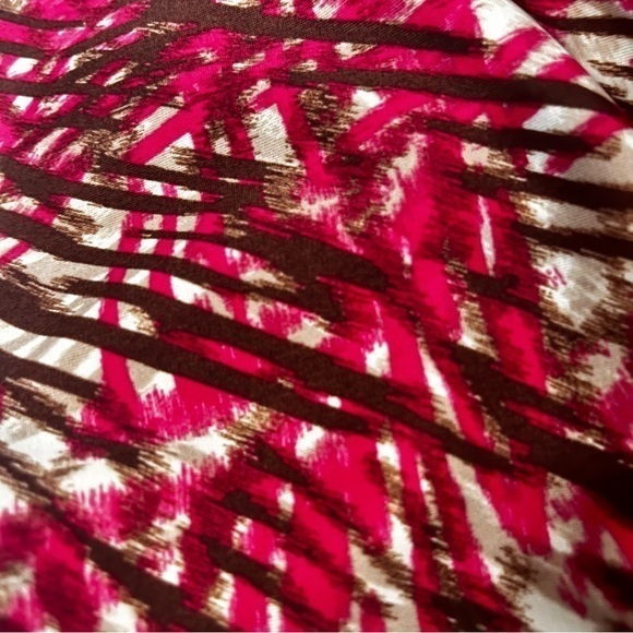 Mossimo Women Medium Tankini‎ Top Only Halter Strap Swim Top Red multi - Picture 5 of 6